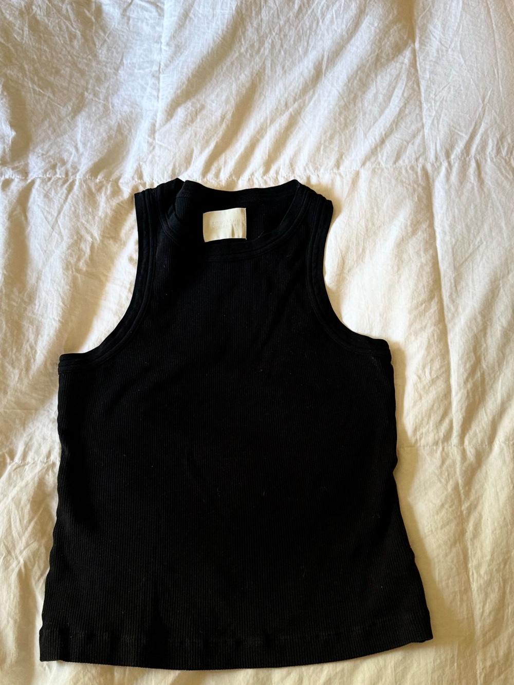Citizens Black Ribbed Tank Top Sleeveless